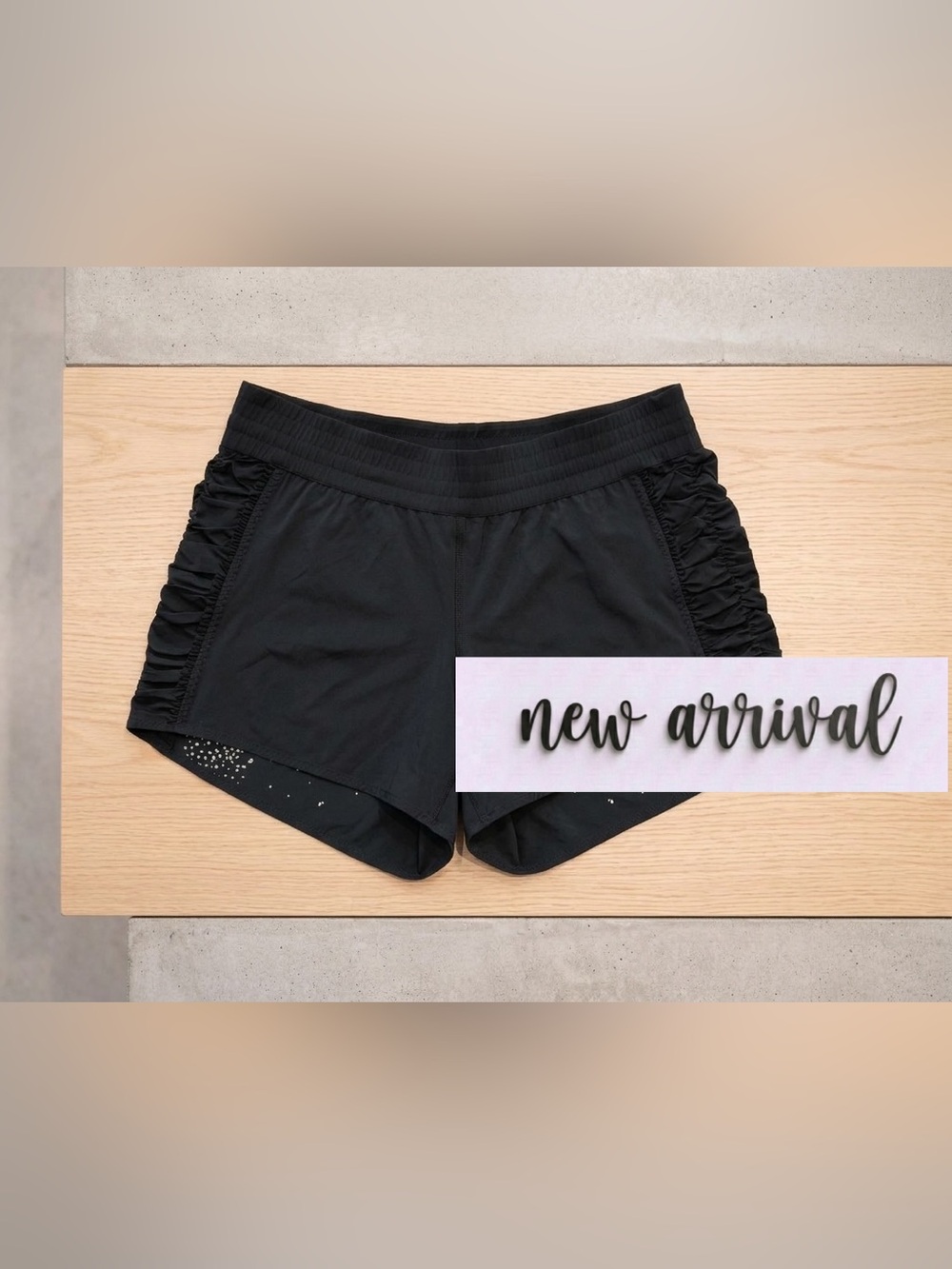 lululemon athletica Shorts with Side Ruched Panels
